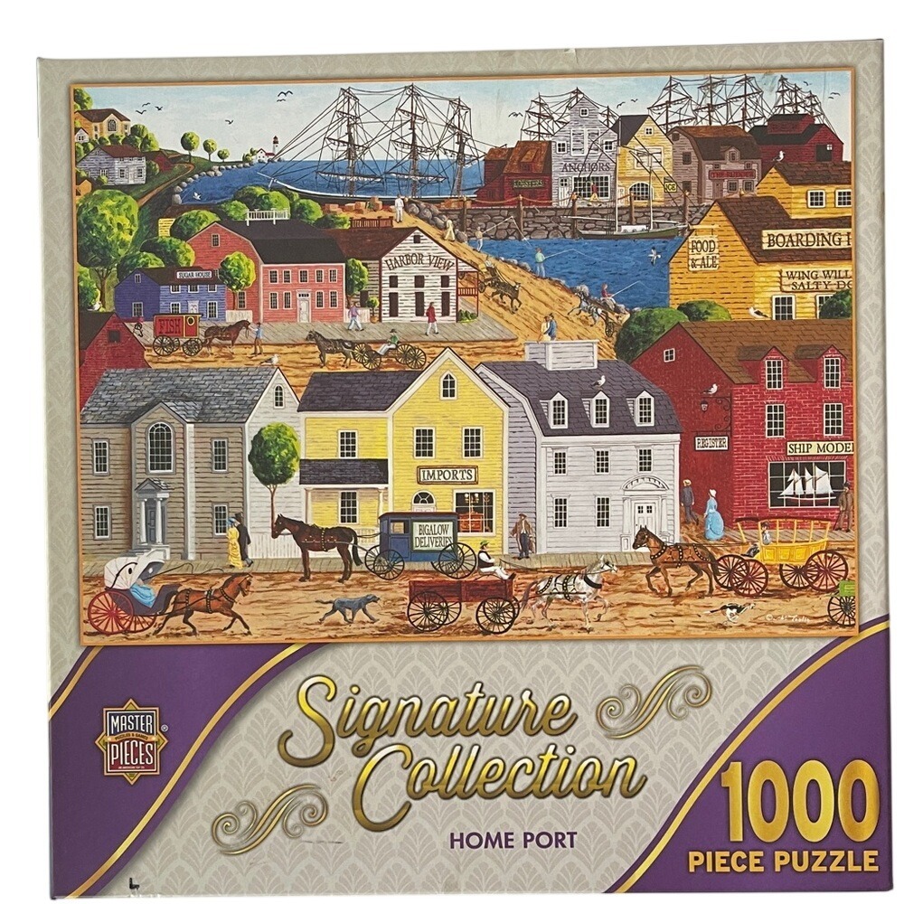 Master‎ Pieces Signature Collection Home Port 1000 Piece Puzzle